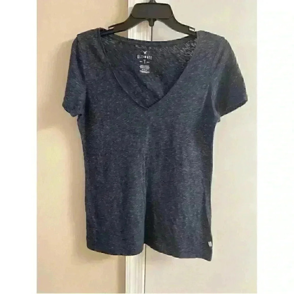 AMERICAN EAGLE outfitters ultimste t heather black t shirt medium - Picture 1 of 3